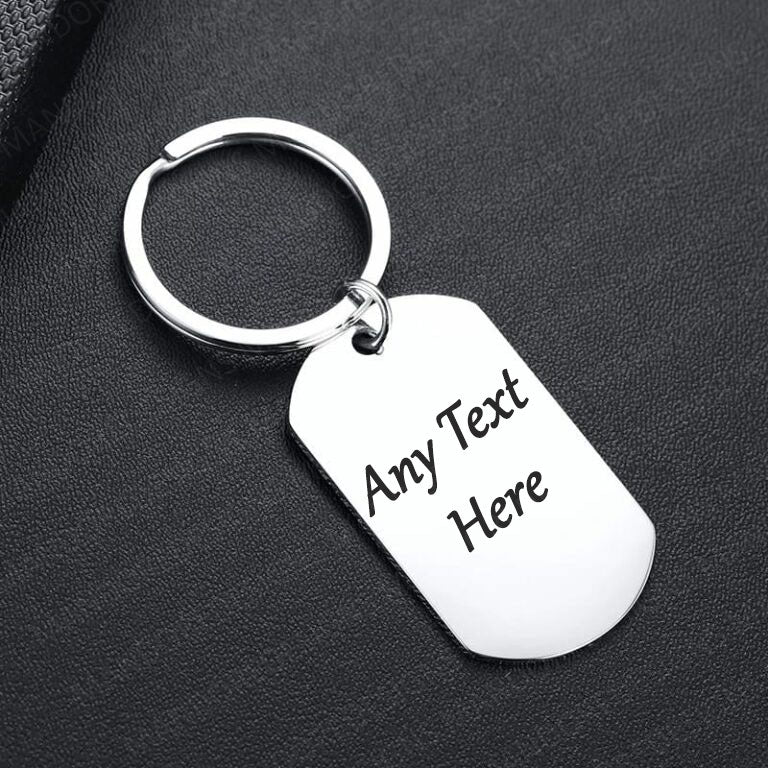 Mandore Designs Christmas Engraved Photo Keyring – Perfect for Christmas, Father's Day, Birthday Gifts for Men, Wedding Anniversary, or picture keyring from Daughter/Son.