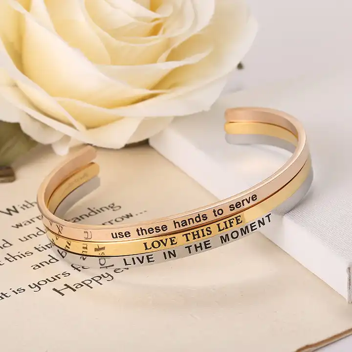 Personalised bangle for her discount