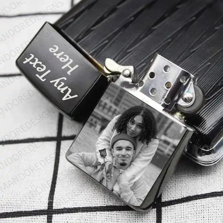 Black_Personalised_Lighter_for_him_with_name_and_photo
