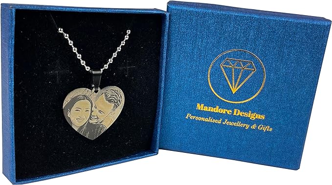 Image Engraved Necklace with Branded Gift Box