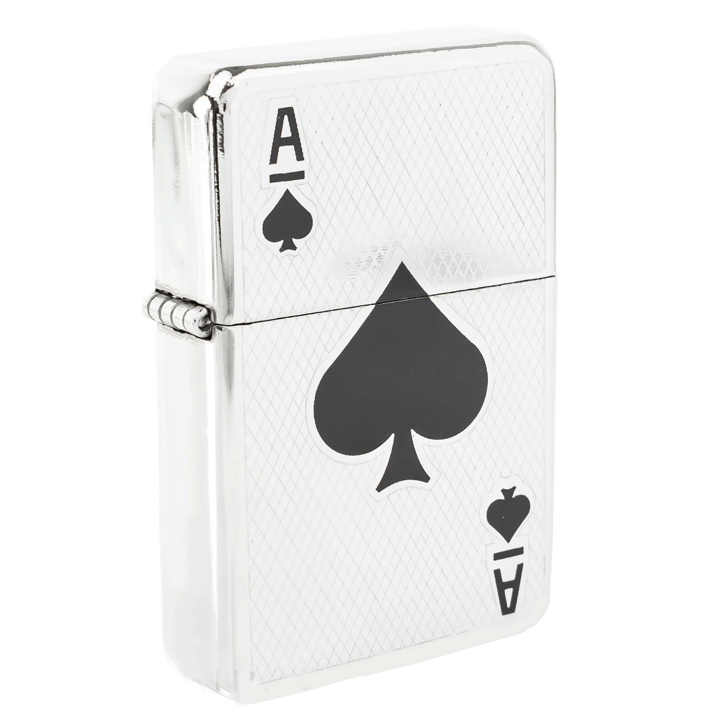 Ace of Heart & Ace of Spade Personalized Photo & Text Engraved Lighter Gift Set – Custom Silver Lighter, perfect for Christmas, Valentine’s Day & special occasions.