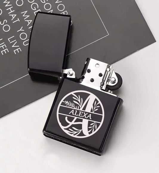 Personalised Lighter with Name & Text - Engraved Gifts for Men