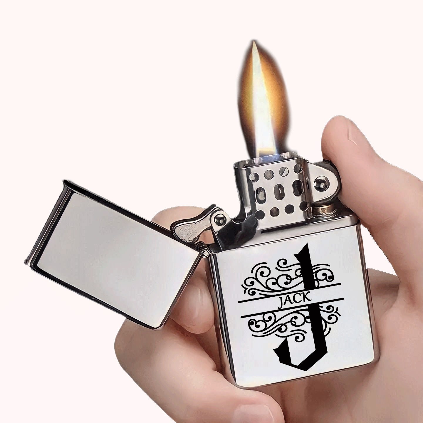 Personalised Lighter with Name & Text - Engraved Gifts for Men