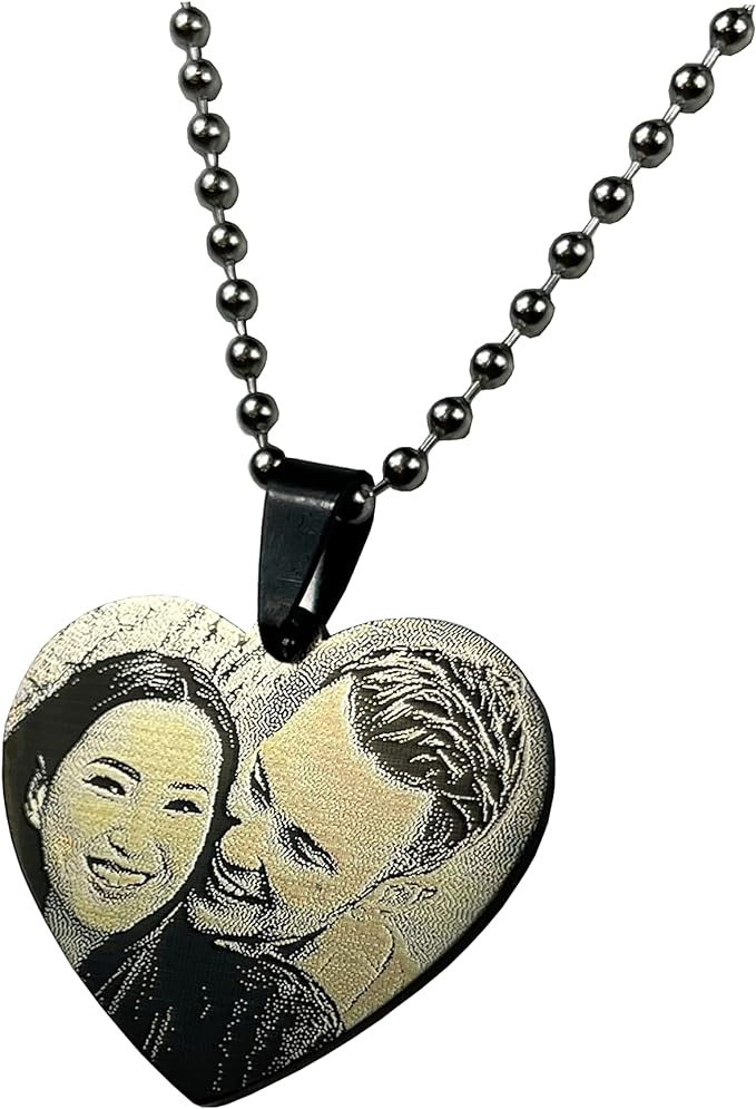 photo engraved necklace uk